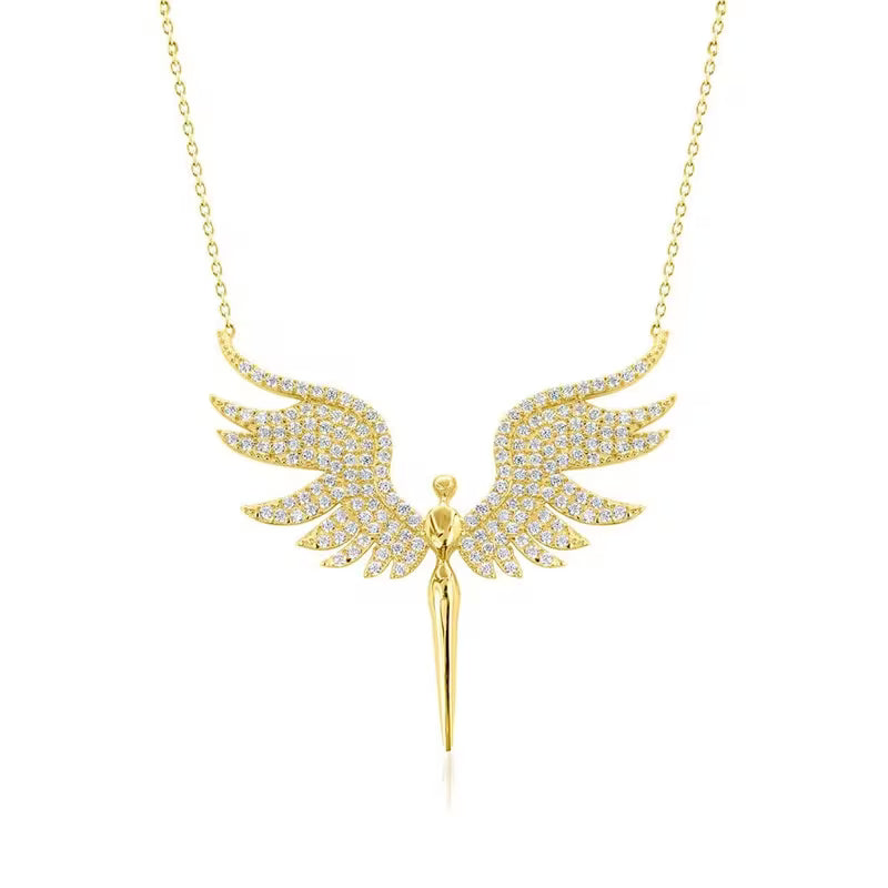 "Angel’s Aura" - Zirkon Taşlı Premium Kolye